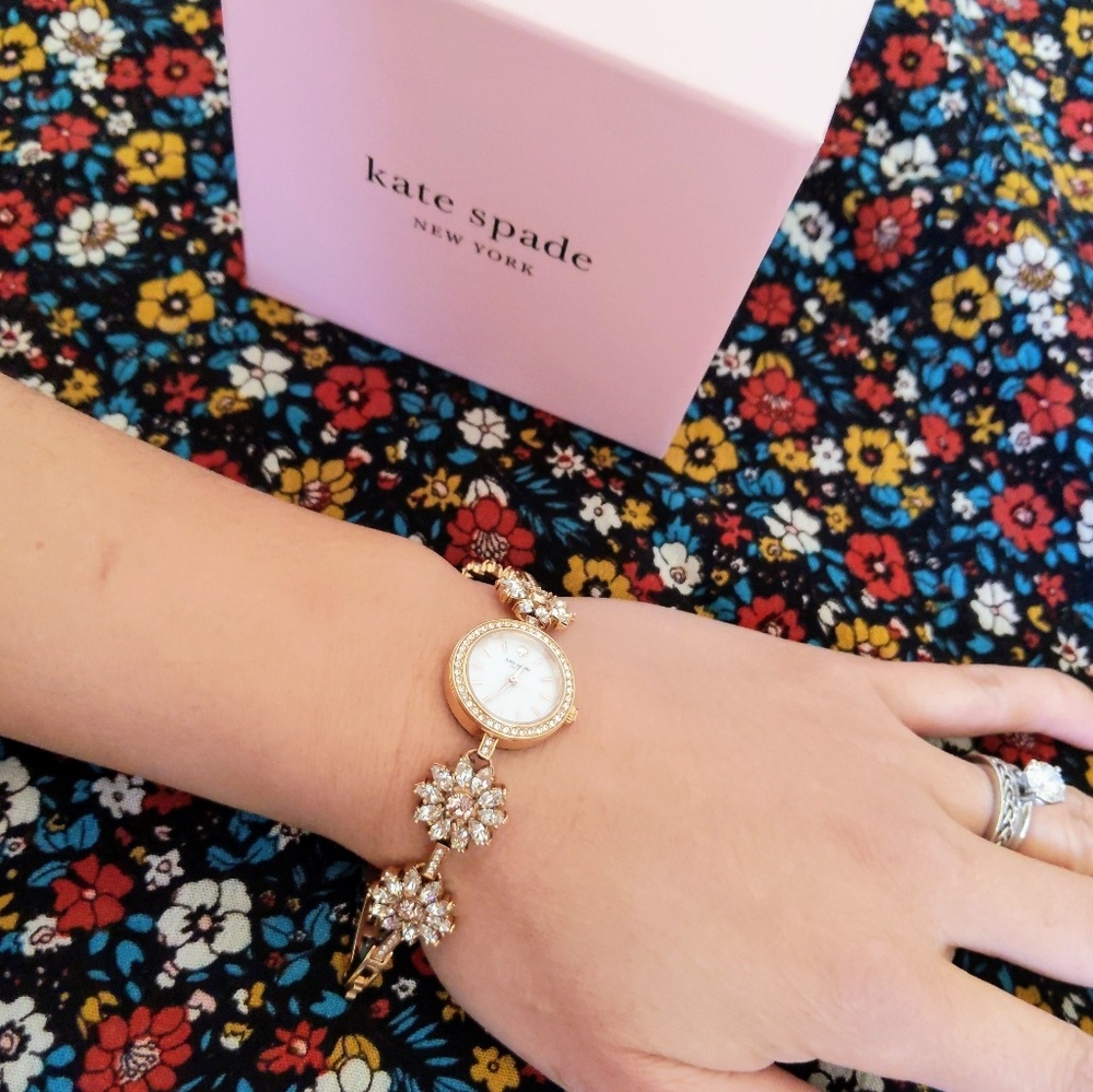SOLD Kate Spade Daisy Chain Rose Gold Bracel Watch